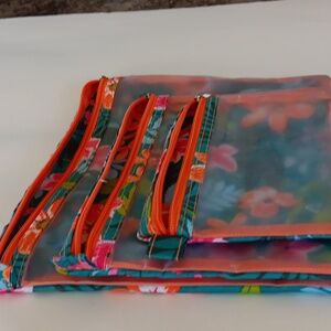 Three Travel Cosmetic Cases set